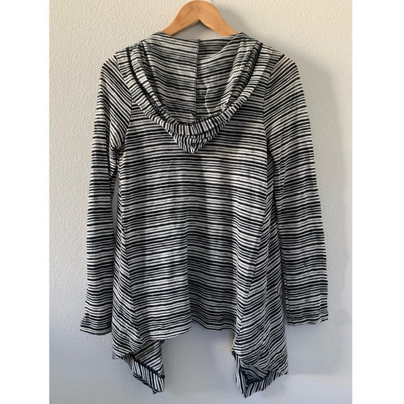 Splendid Womens Striped hooded Sweater Cardigan - Picture 2 of 5